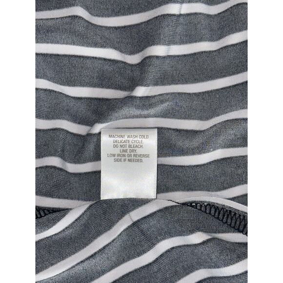 Dressbarn Women’s 3X Black White Striped Open Front Cardigan NWT Plus Size - Picture 5 of 7
